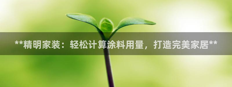 和记官网：**精明家装：轻松计算涂料用量，打造完美家居**