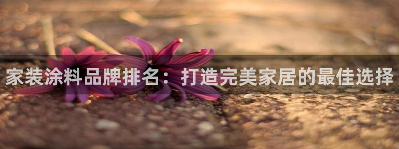 深圳和记科技有限公司：家装涂料品牌排名：打造完美家居的最佳选择