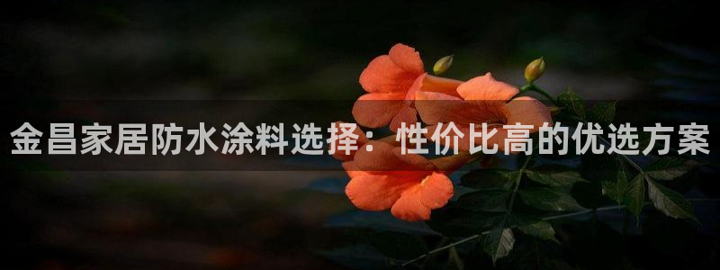和记网页版：金昌家居防水涂料选择：性价比高的优选方案