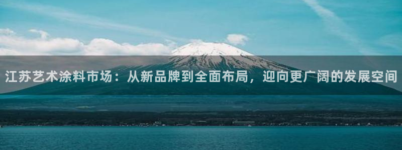 和记国际：江苏艺术涂料市场：从新品牌到全面布局，迎向更广阔的