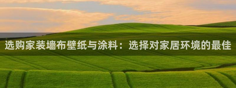 和记5g电讯：选购家装墙布壁纸与涂料：选择对家居环境的最佳