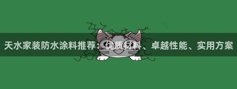 和记平台注册：天水家装防水涂料推荐：优质材料、卓越性能、实用方案