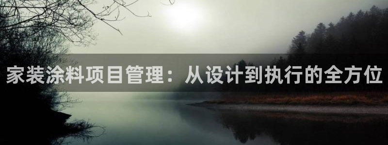 和记平台官方网：家装涂料项目管理：从设计到执行的全方位