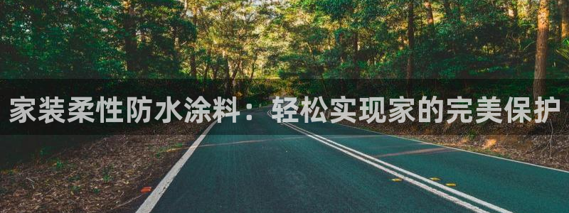 和记ag旗舰厅：家装柔性防水涂料：轻松实现家的完美保护