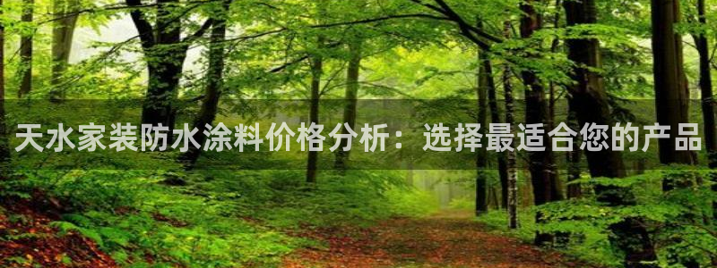 和记国际客服：天水家装防水涂料价格分析：选择最适合您的产品
